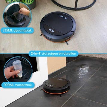2dekans | Ølven Robotstofzuiger met Dweilfunctie - App -, Ophalen of Verzenden, Gebruikt