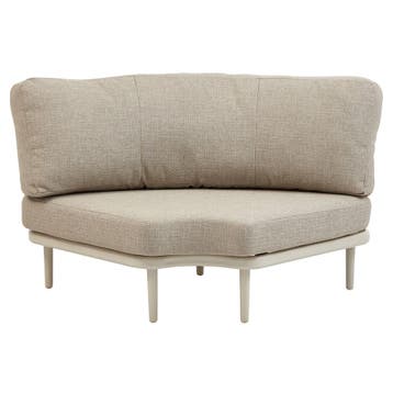 Savanna organische loungeset 6 delig aluminium latte, Ophalen of Verzenden, Nieuw, Aluminium