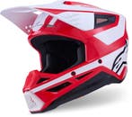 Alpinestars S-M3 Heat Rood Wit Crosshelm, Overige typen, XXL, Nieuw met kaartje, Overige merken