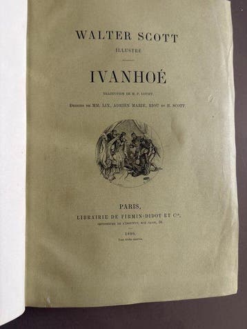 Walter scott - Ivanhoe - 1880-1880, Antiek en Kunst