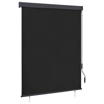 vidaXL Rolgordijn voor buiten 140x250 cm antraciet, Huis en Inrichting, Verzenden, Nieuw