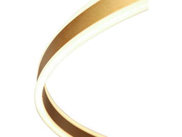 Steinhauer Ringlux 3676GO - Hanglamp - LED ring Ø100 - Goud, Verzenden, Nieuw