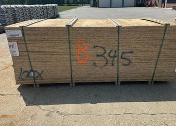 Outletpartij 345 B-keus OSB 2500x1250x9mm 100st (=312,50mÂ²), Nieuw, Minder dan 4 cm, 15 m² of meer, Vloerisolatie