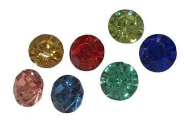15 x acryl resin puntsteen mix 8 mm (Puntsteentjes), Ophalen of Verzenden, Nieuw, Overige typen
