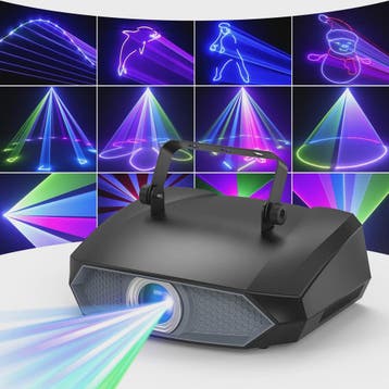 100W 3D Laser Show Projector - RGB DJ Disco Party Licht met, Verzenden, Nieuw