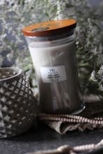 WoodWick Warm wool large, Huis en Inrichting, Woonaccessoires | Kandelaars en Kaarsen, Ophalen of Verzenden, Nieuw