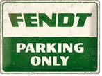 Fendt parking only reclamebord, Ophalen of Verzenden, Nieuw