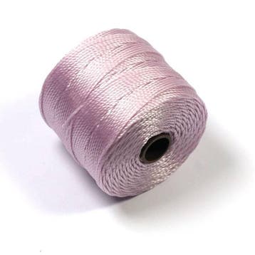 Spoel 70m S-lon koord CLC  dikte 0,45mm Blush macramé, Ophalen of Verzenden, Nieuw, Kraal