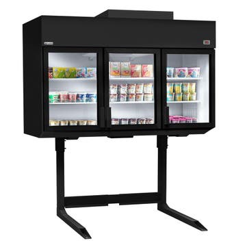 GGM Gastro | Wandvrieskast - 2100mm - 594L - met 4 glazen |, Witgoed en Apparatuur, Vriezers en Diepvrieskisten, Verzenden, Nieuw