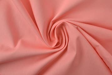 Katoen poplin Zalm roze - rol 50 meter, Verzenden, Nieuw