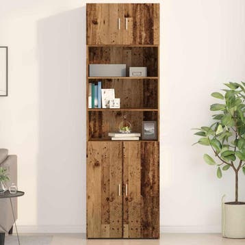 vidaXL Wandkast Wandgemonteerd Oud hout 70 x 42.5 x 40 cm, Minder dan 50 cm, Verzenden, Nieuw, Minder dan 100 cm