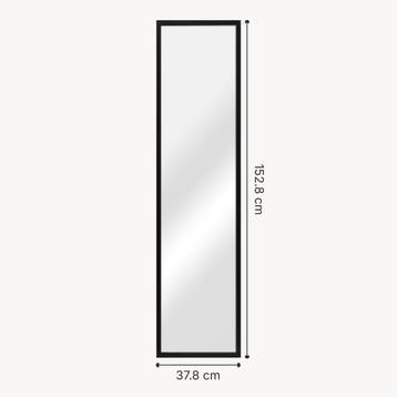 [en.casa] Spiegel vrijstaand Giovinazzo verstelbaar 152,8x37, Huis en Inrichting, Woonaccessoires | Spiegels, Verzenden, Nieuw