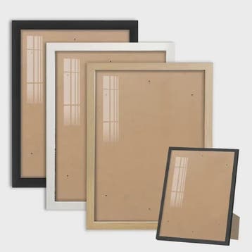 Stijlvolle Fotolijsten 21x30cm & 30x40cm - Zwart, Wit & Hout, Verzenden, Nieuw