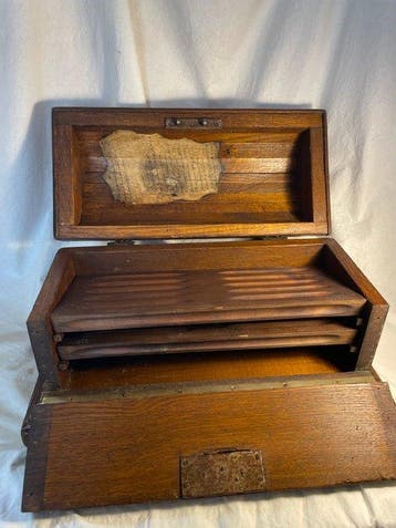 Sigarendoos - Prachtige sigarenhumidor - Hout, Antiek en Kunst