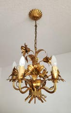 Kroonluchter - Verguld, IJzer - handgeslagen bladgoud