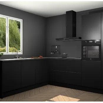 Zwarte keuken Willemstad 121942, Verzenden, Nieuw