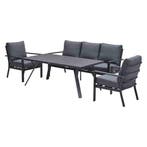 Garden Impressions Senja lounge dining set stoel-bank, Verzenden, Nieuw