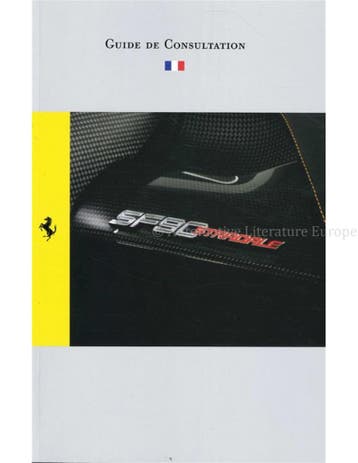 2022 FERRARI SF90 STRADALE INSTRUCTIEBOEKJE FRANS, Auto diversen, Handleidingen en Instructieboekjes