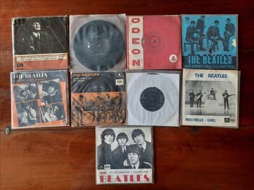Beatles - 9 x Early Beatle singles from Norway most in, Nieuw in verpakking