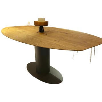 bert plantagie Eettafel Oval - Ongebruikt, 100 tot 150 cm, Eikenhout, Ophalen of Verzenden, Zo goed als nieuw