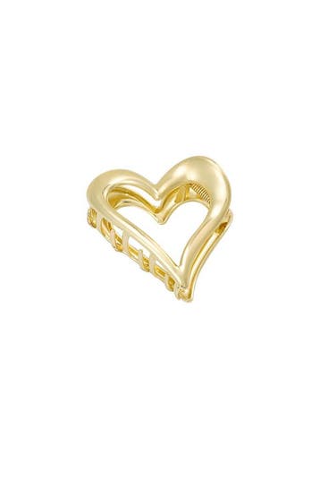 Zilveren hart haarclip (Haarspelden, Haaraccessoires), Verzenden, Nieuw