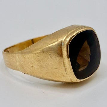 Ring - 18 karaat Geel goud - 8.79ct. tw. Topaas, Nieuw