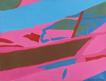 Kuno Schiefer (1948-1992) - Rosa Hellblau