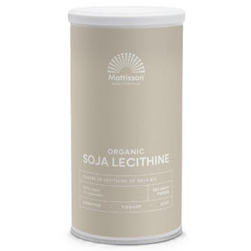 Mattisson Soja Lecithine Poeder Biologisch 200g, Verzenden, Nieuw