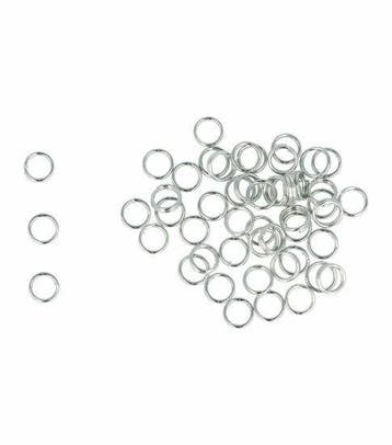 DIY splitringen 0,5 cm – metalen ringetjes – zilver – set, Nieuw