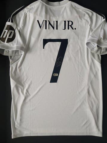 Vinicius Junior Signed Real Madrid Jersey - Beckett, Nieuw