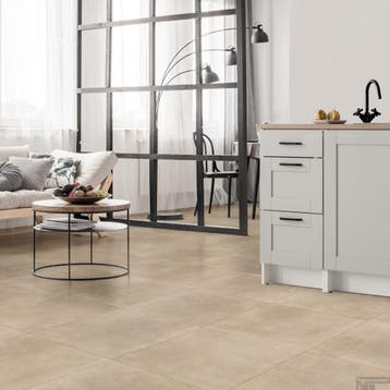 Vloertegel/Wandtegel Beige 120x120cm (Vloeren), 60 cm of meer, Nieuw, Ophalen of Verzenden, 10 m² of meer