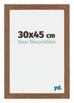 Fotolijst 30x45 cm - Eiken Rustiek - MDF - Mura, Huis en Inrichting, Woonaccessoires | Lijsten, Verzenden, Nieuw