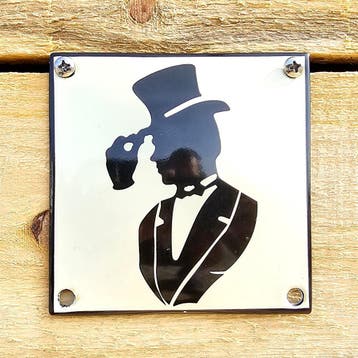 Toilet bord Nette heer, Verzenden, Nieuw