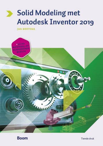 9789024404124 Solid modeling met Autodesk Inventor 2019, Verzenden, Zo goed als nieuw, Jan Bootsma