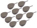 NGT Gecoat Camo Lood Inline Flat Pear 45g (10 stuks), Watersport en Boten, Hengelsport | Algemeen, Verzenden, Nieuw, Dobber of Lood