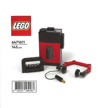 Lego Set - 6471611 - Promotional - Tape Player / Cassette, Nieuw