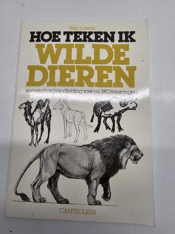 Hoe teken ik wilde dieren / Werken en spelen - F. Lorenzi, Verzenden, Gelezen, F. Lorenzi