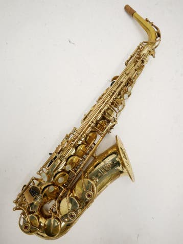 Gebruikte Altsax Selmer Mark 7 uit 1978 gereviseerd Met beke, Ophalen of Verzenden, Gebruikt