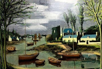 Bernard Buffet (1928-1999) - Marée Basse en Bretagne