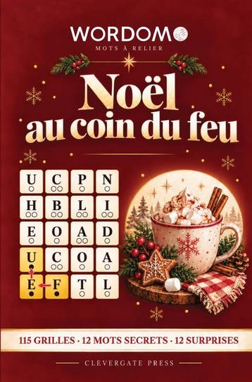 Noël Au Coin Du Feu - Jeux De Lettres Apaisants Pour Adultes, Ophalen of Verzenden, Nieuw, Clevergate Press