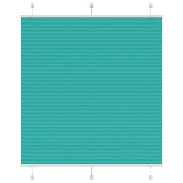 vidaXL Plissé rolgordijn 120x100cm stofbreedte 119,4cm, Verzenden, Nieuw, Groen