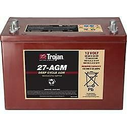 Trojan Accu 27-AGM Deep Cycle AGM 12V 89Ah 318x174x203x221, Verzenden, Nieuw