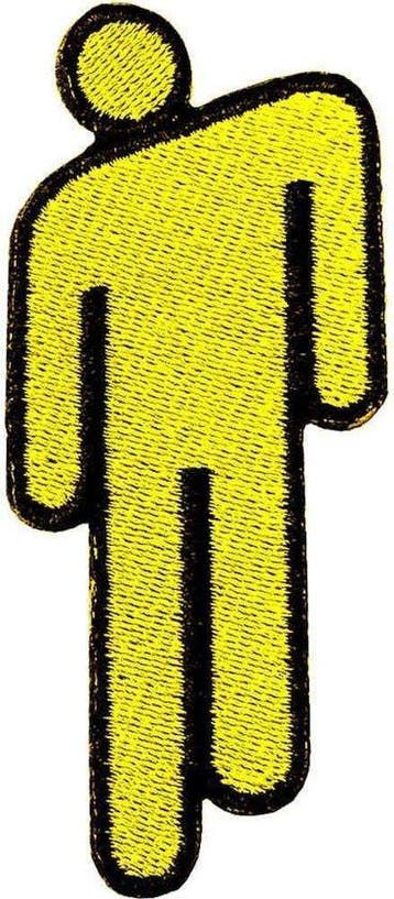 Billie Eilish - Yellow Blohsh - patch officiële merchandise, Ophalen of Verzenden, Nieuw, Kleding