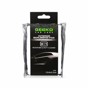 Gecko 2-in-1 interieurspons microvezel & fleece (13x9cm), Ophalen of Verzenden