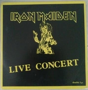 LP gebruikt - Iron Maiden - Live Concert, Verzenden, Zo goed als nieuw, Overige formaten