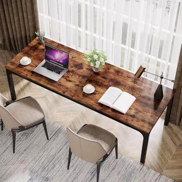 Nieuw Extra Lang 2-Persoons Bureau – 200x60cm bureaublad, Huis en Inrichting, Bureaus, Verzenden, Nieuw