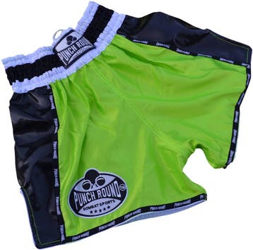 PunchR Muay Thai Kickboks Broek Neon Groen Zwart, Ophalen of Verzenden, Nieuw