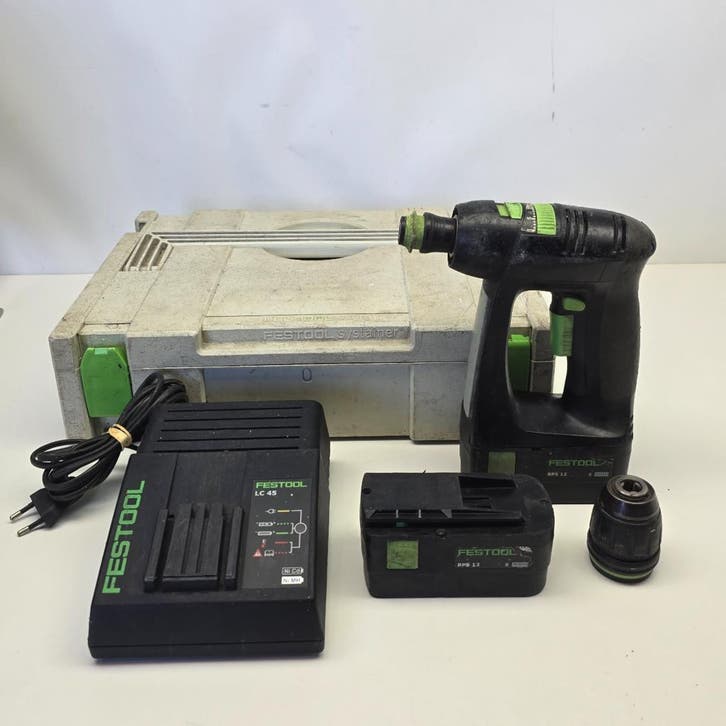 Festool C12 Accu Boor/schroefmachine Set Compleet, Doe-het-zelf en Verbouw, Gereedschap | Boormachines, Nieuw, Ophalen of Verzenden