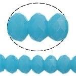 10 x Briolette kraal 10 x 8mm gat 1,5mm opal blauw (Kralen), Ophalen of Verzenden, Nieuw, Kraal