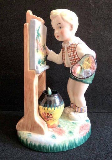Tosin - Il Pittore Scultura Ceramica Anni 40 Epigoni Di